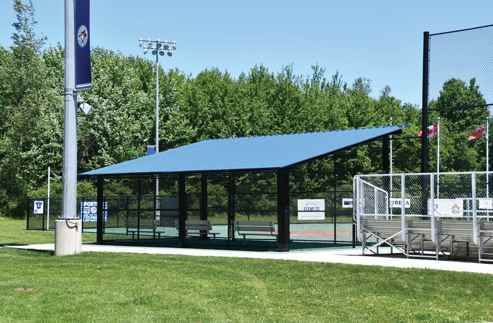 Monoslope Shelter in Gelndale Heights, IL