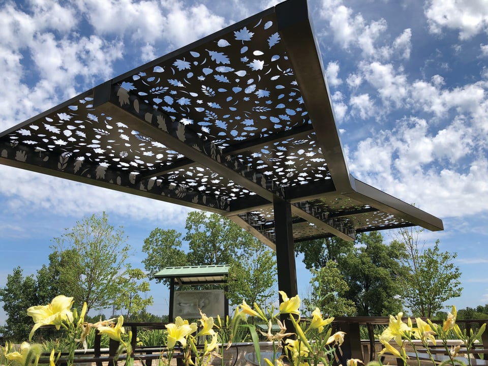 Filtered Light Arbor in Orland Park, IL