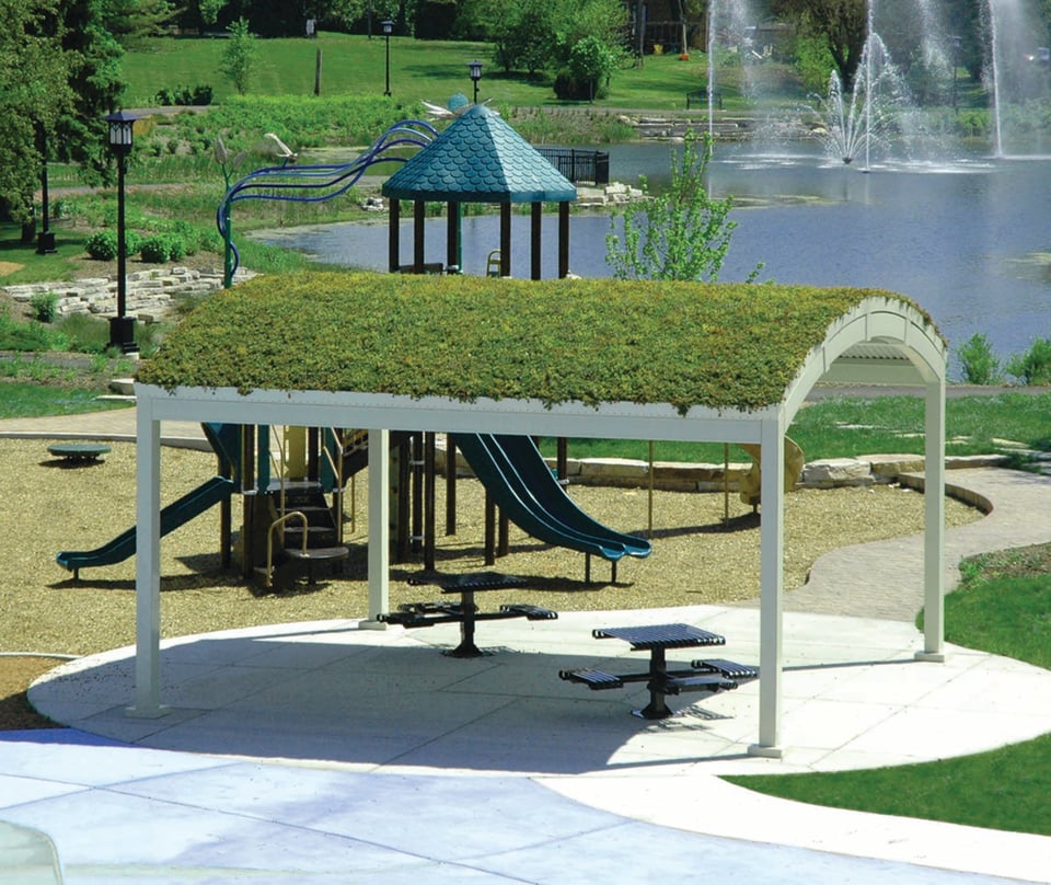 Liveshade Barrel Vault Shelter in Lisle, IL