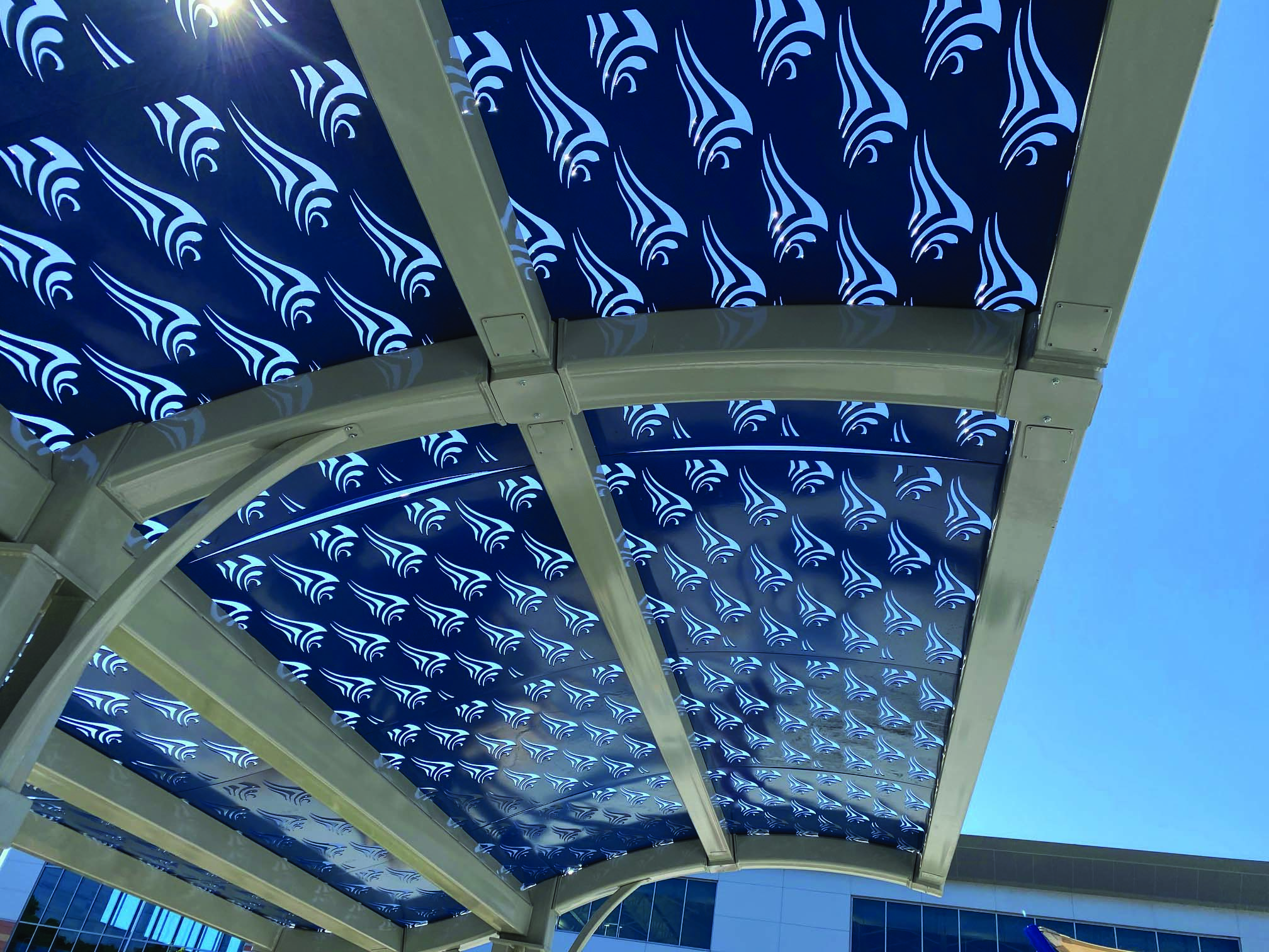 Filtered Light Panel Cantilevered Arbor