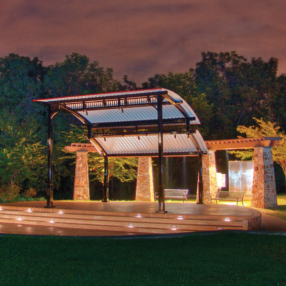 Barrel Vault Shelter with 2 Tier Clerestory Design