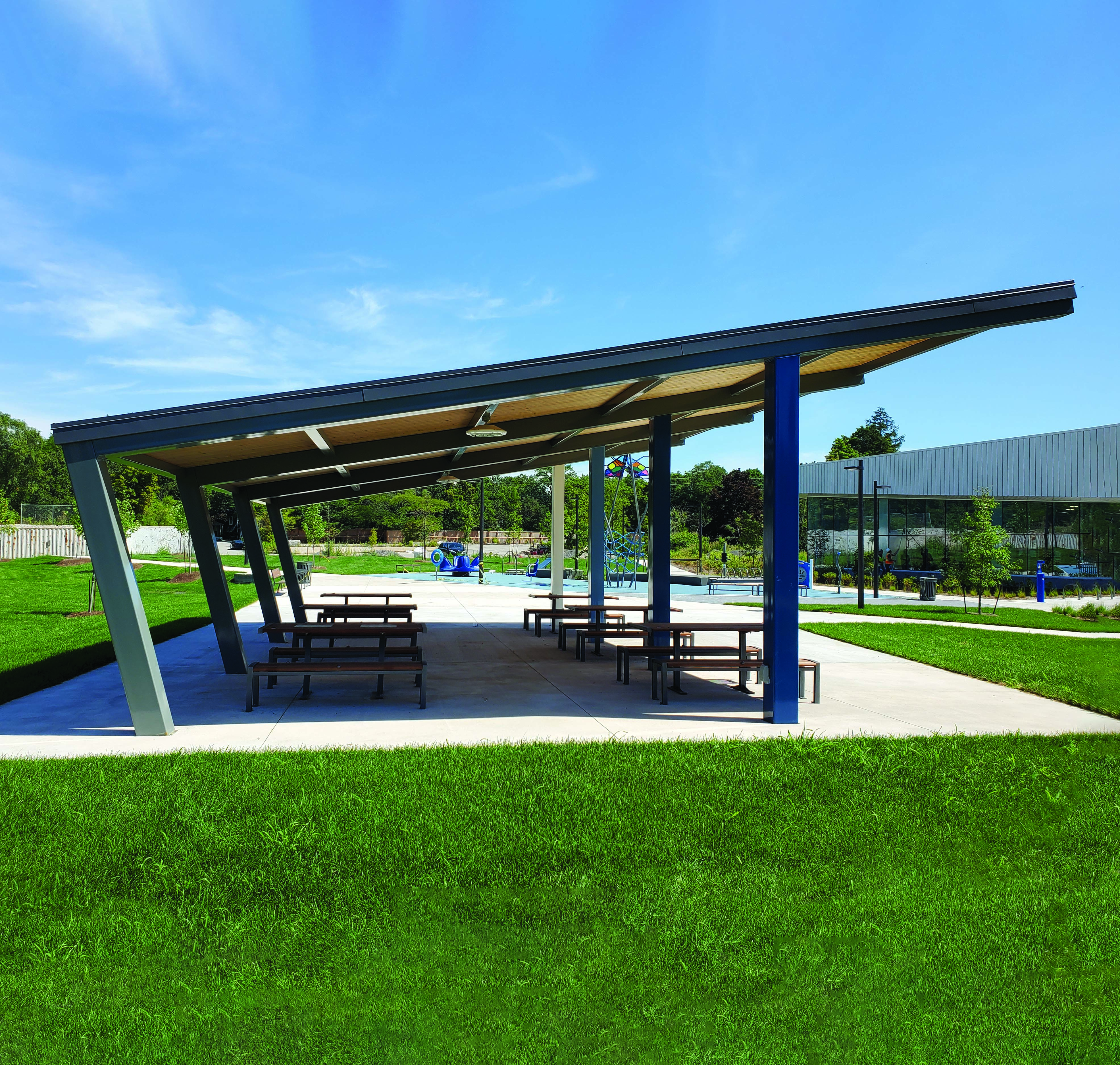 Rectangular Monoslope Shelter
